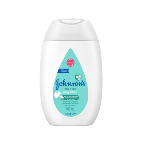 100ML JOHNSON BABY LOTION MILK+RICE-48