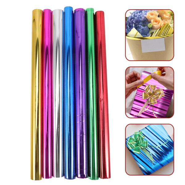 27.5" BIRTHDAY WRAPPING FOIL PAPER 100PCS/CS