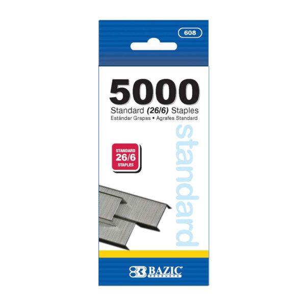 5000 CT STANDARD (26/6) STAPLES