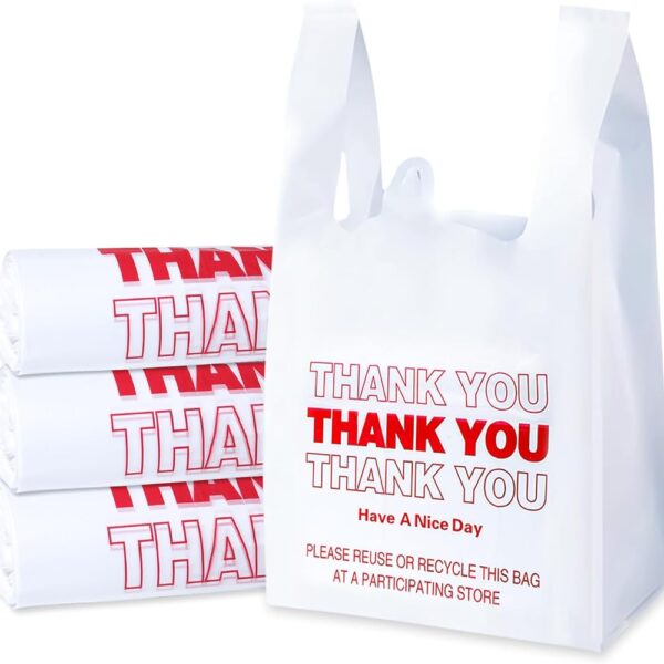 PLASTIC BAGS 10X100  (THANK YOU)
