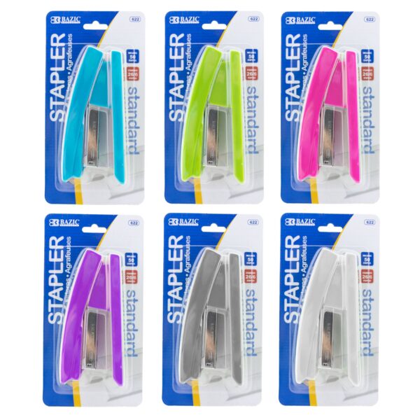 BRIGHT COLOR STANDARD (26/6) STAPLER