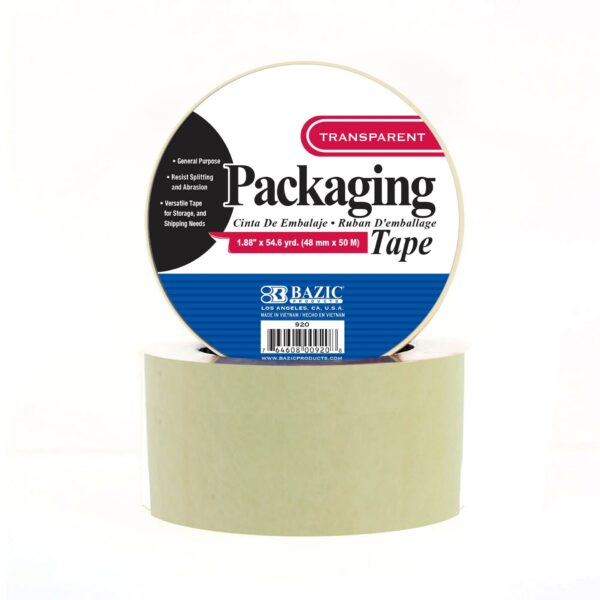 CLEAR PACKAGING TAPE 1.88''X54.6 YARDS