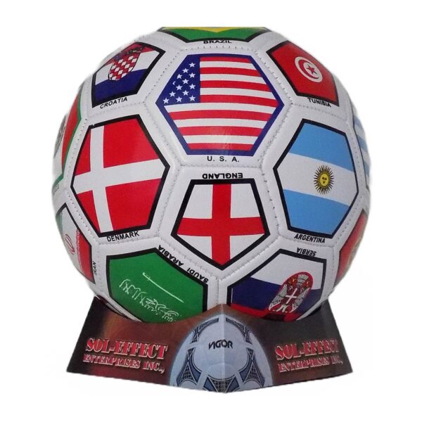 Vigor Soccer Ball International Flags BS-M551CWT