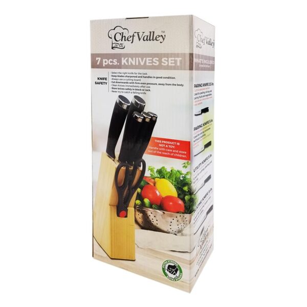 7 PCS KNIFE SETS WITH BLOCK - 8