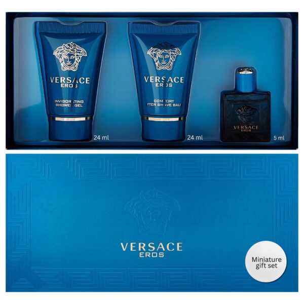 Eros by Versace, 3 Piece Mini Gift Set for Men