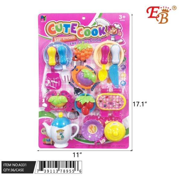 17.1" KITCHEN SET 18/36PCS/CS