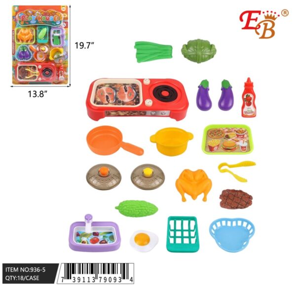 20" KITCHEN SET 9/18PCS/CS