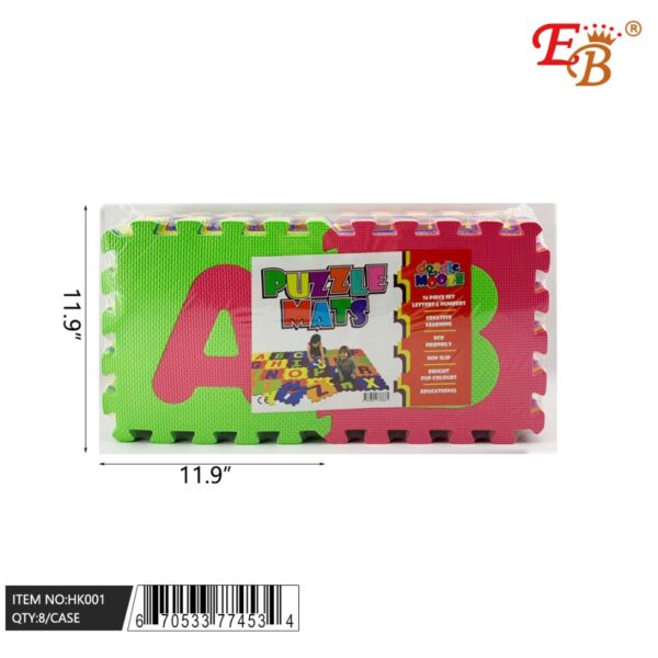 26 PCS ALPHABET PUZZLE FLOOR MAT 8PC/CS