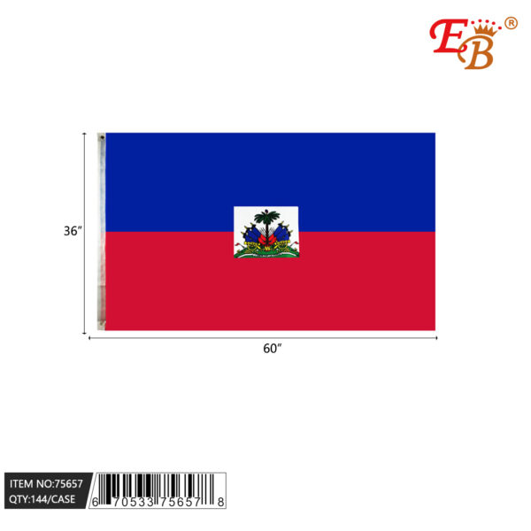3X5FT HAITI BIG FLAG