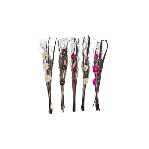 47 ARTIFICIAL FLOWER STEMS - 5 COLOR MIX (5PCS/BUNDLE) - (60 BUNDLES/BOX)