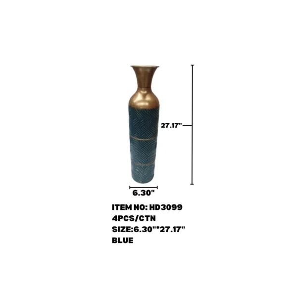 IRON VASE - (27.17 X 6.30) -