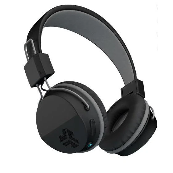 JLab NEONHPBT-BLK-BOX Neon Bluetooth On Ear Headphones w/ Universal Mic - Black