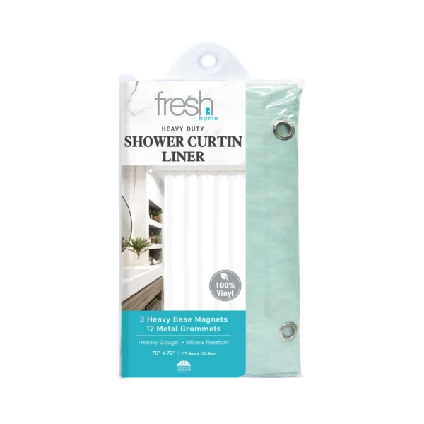 Jade PVC Shower Curtain Liner (24)