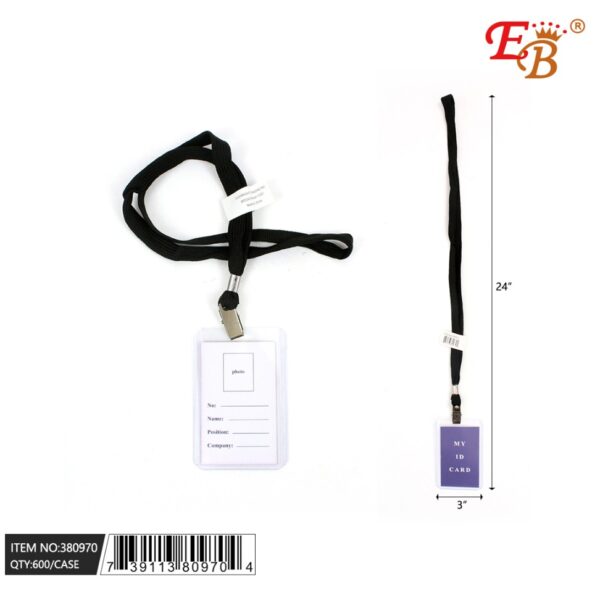 24" LANDYARD ID HOLDER 600PCS 50DZ/CS