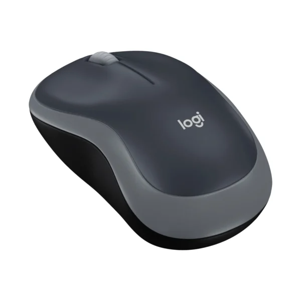 Logitech M185 Wireless Mouse, 2.4GHz with USB Mini Receiver, 12-Month Battery Lif e, 1000 DPI Optical Tracking, Ambidextrous, Compatible with PC, Mac, Laptop - RED & BLACK