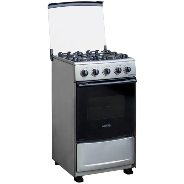 Premium PGS2006 Gas Stove 4 Burners 20" - Stainless Steel
