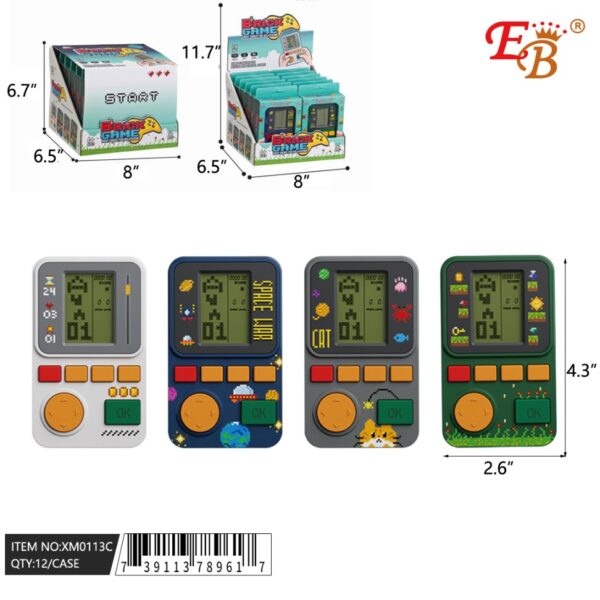 4.3" TETRIS GAME CONSOLE 12DIS(12)/2/6DIS/CS