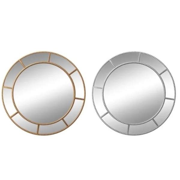 WALL MIRROR- ASSORTED COLORS ( SILVER , GOLD) - (24X24) - 4/BOX