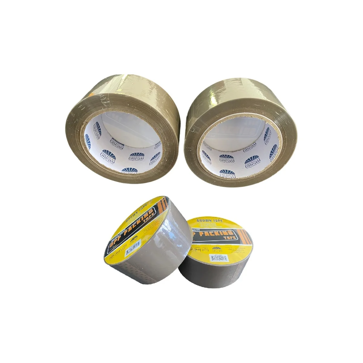 100Y Dark Brown OPP Packing Tape (36)