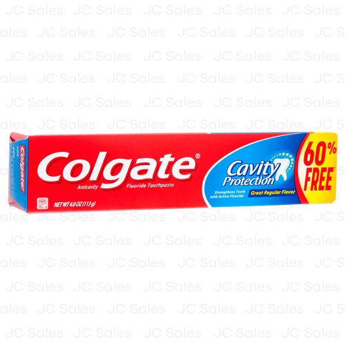 COLGATE 2.5 OZ + 60% ANTICAVITY TOOTHPASTE