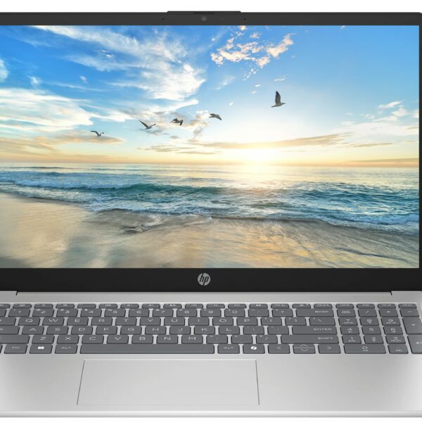 HP 15.6" Business Laptop with 1-Year Microsoft Office 365 with Copliot AI, 16GB RAM 128GB SSD, Quad-Cores Intel Processor, Windows 11, PLUSERA Earphones & 8-in-1 Hub Included, Moonlight Blue