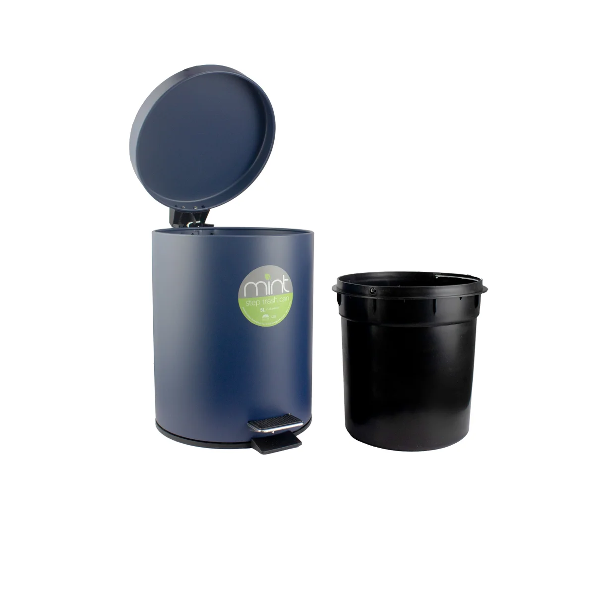 Matte Navy - 5Liter Trash Can (6)