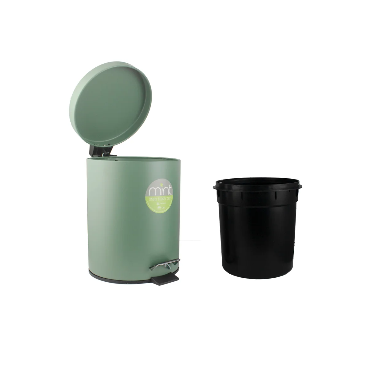 Matte Olive - 5Liter Trash Can (6)