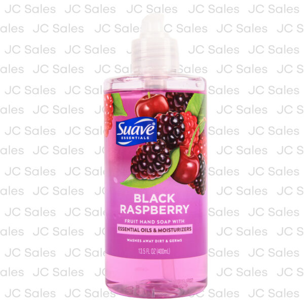 SUAVE LIQ HAND SOAP BLACK RASPBERRY 13.5 OZ