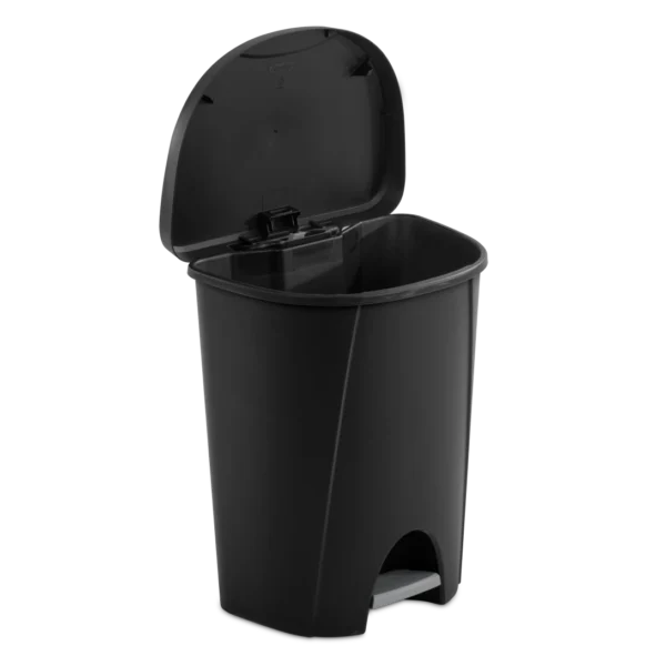 Sterilite Wastebasket- 6.6 Gallon- Black 18123