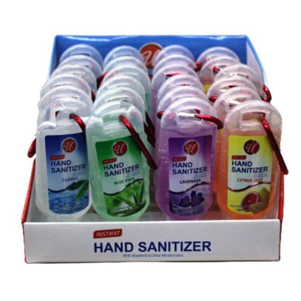 1.85OZ W/CLIP PDQ HAND SANITIZER -48