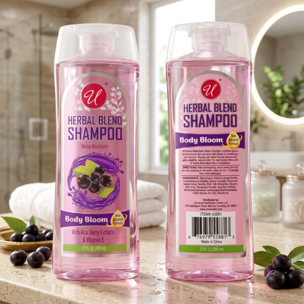 12oz HERBAL SHAMPOO BODY BLOOM -12