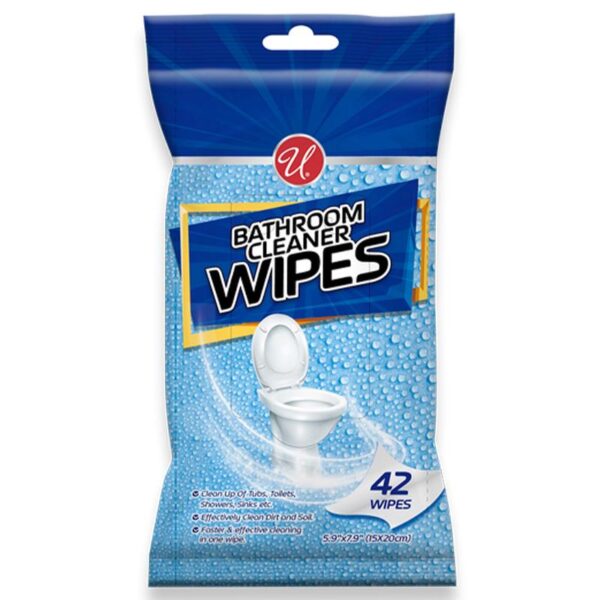 42ct BATHROOM CLEANER WIPES-24