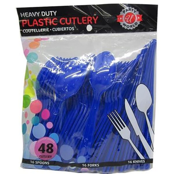 48 CT R BLUE COMBO CUTLERY-48