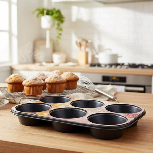 6 CUP MUFFIN PAN (L)-12