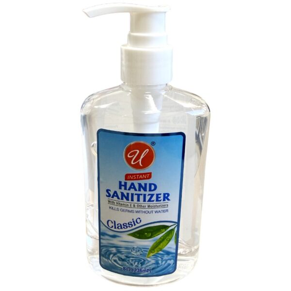 8OZ HAND SANITIZER CLASSIC WITH PUMP-12