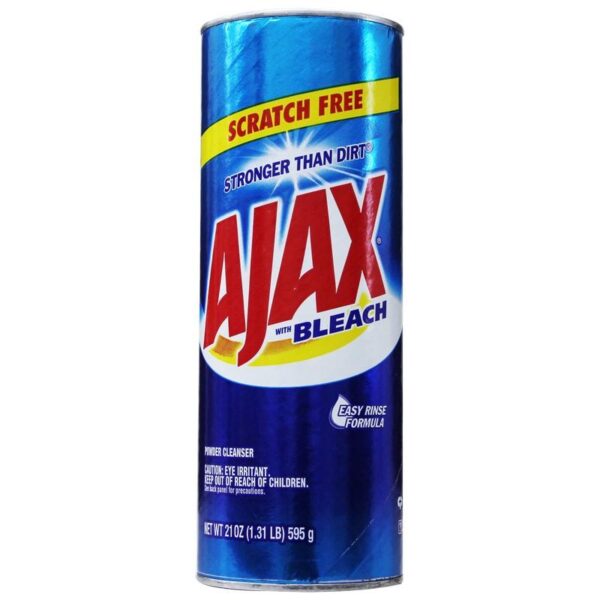AJAX POWDER CLEANSER 21 OZ CLEANSER SCRATCH FREE BLEACH