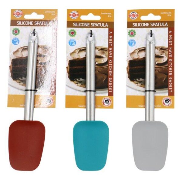 SILICONE SPATULA WITH SS HANDLE - 24