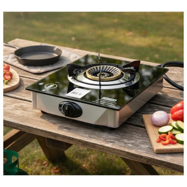 SINGLE BURNER GLASS TOP OUTDOOR GAS STOVE-1