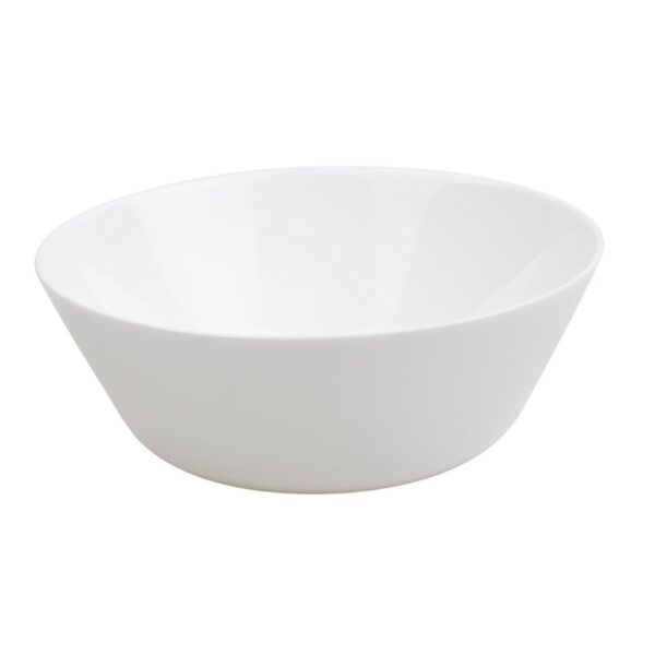 7.5" OPAL GLASS ROUND BOWL WHITE - 24
