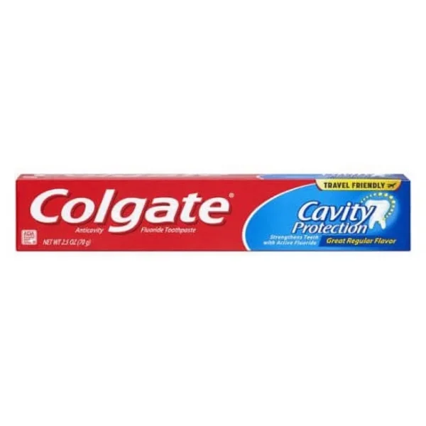 COLGATE TOOTHPASTE REGULAR CAVITY PROTECTION 2.5 OZ