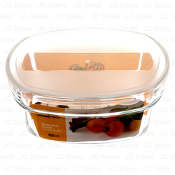 GLASSLOCK GLASS CONTAINER SQ 850ML