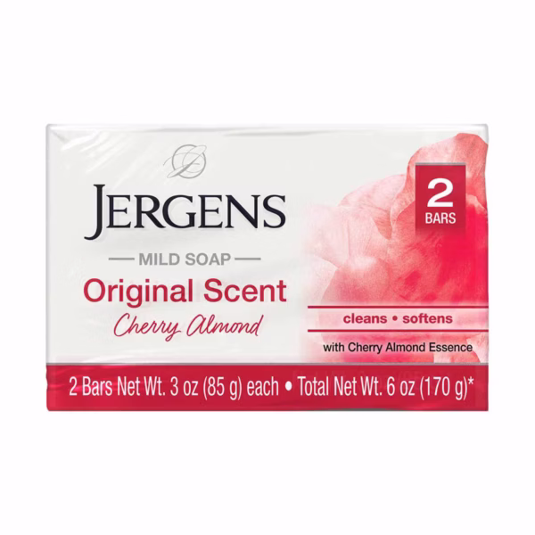 JERGENS BAR SOAP CHERRY ALMOND 4PK X 3 OZ