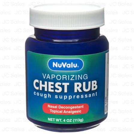 NUVALU CHEST RUB 4 OZ