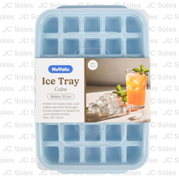 NUVALU ICE CUBE TRAY FOR LARGE CUBES