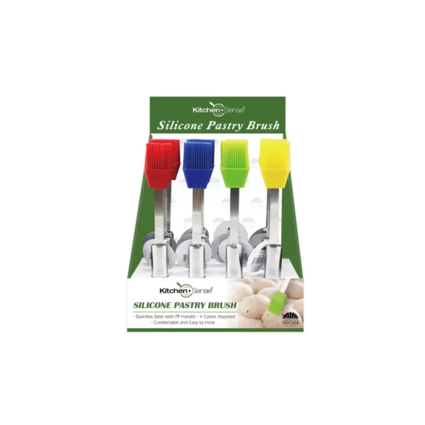 Silicone Pastry Brush PDQ Assorted Colors (48)