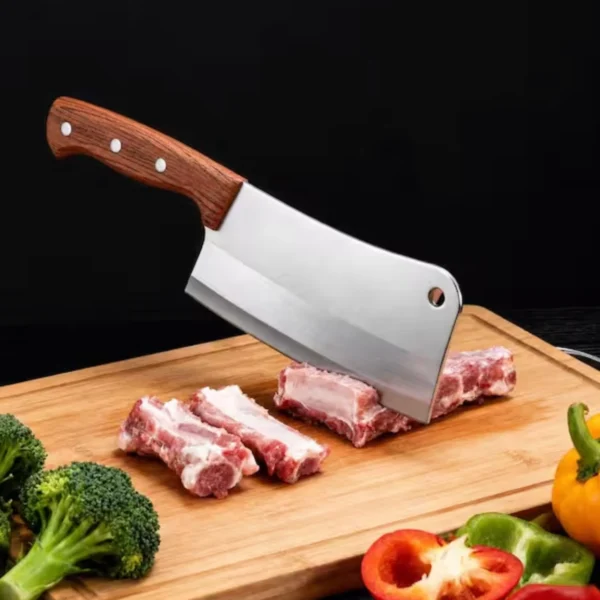 TABLE KING CLEAVER KNIFE 7" STAINLESS STEEL