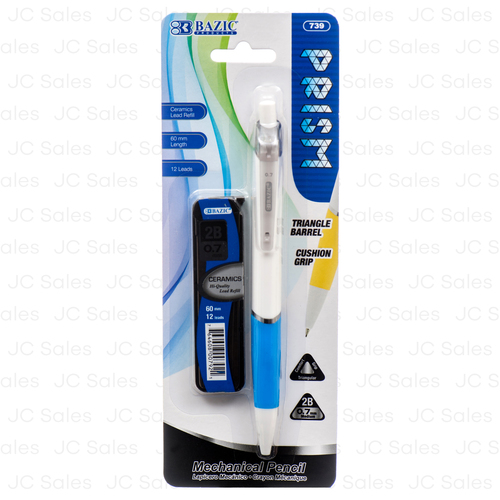 BAZIC PRISM MECHANICAL PENCIL 0.9 MM W/CERAMIC LEAD REFILL