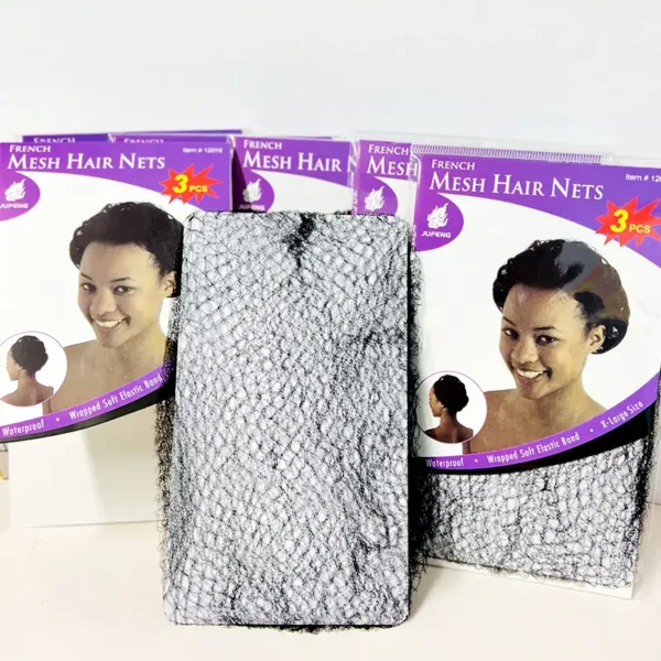 NUVALU HAIR THIN NET 3PCS BLACK