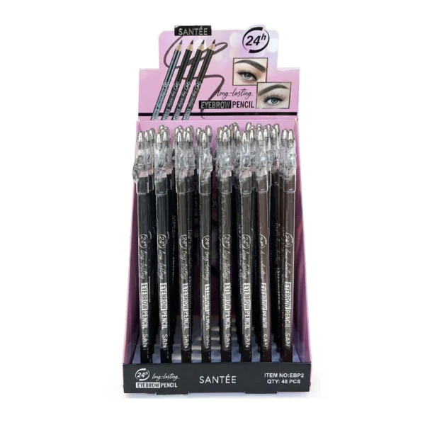 SANTEE 24 HR LONG LASTING EYEBROW PENCIL ASST COLORS