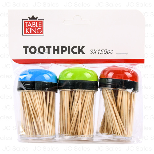 TABLE KING TOOTHPICK 3 X 150CT